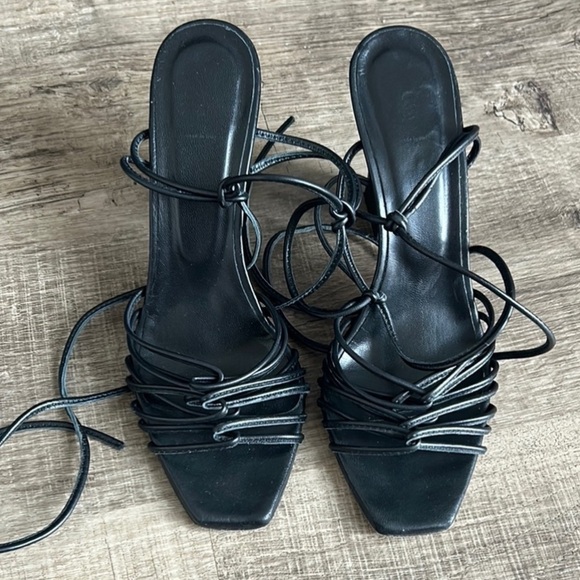 AEYDE 95MM DAISY LEATHER strappy SANDALS size 38 - Picture 4 of 11